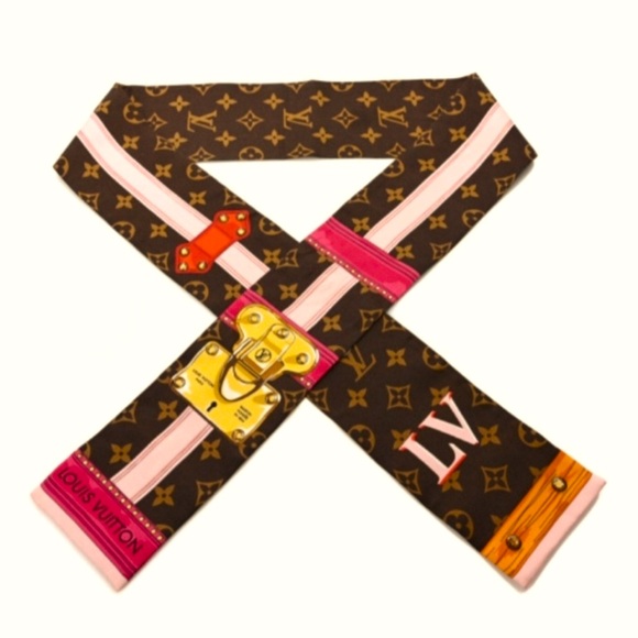 Louis Vuitton Silk Monogram Summer Trunks Bandeau EUC - Picture 1 of 5